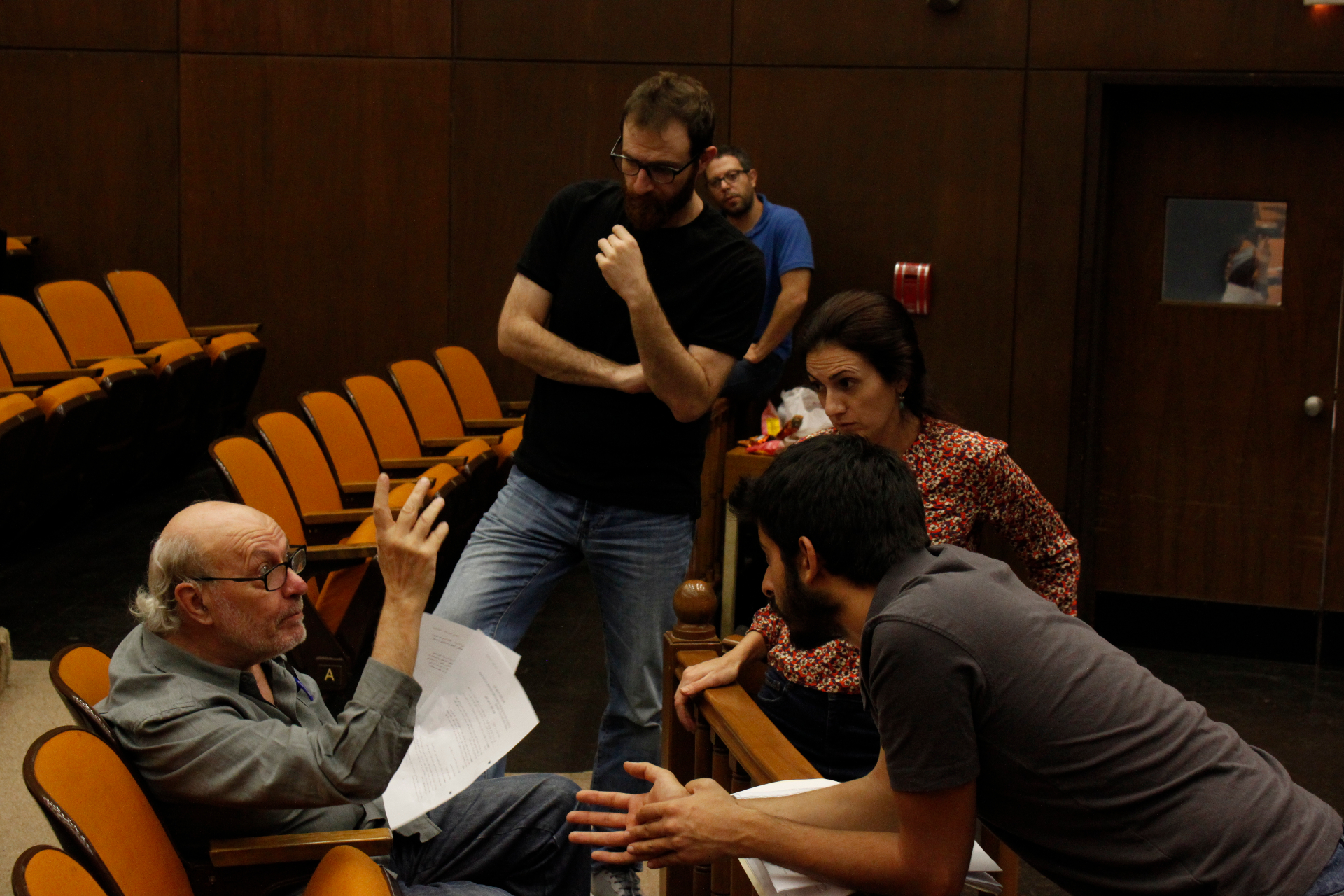 King Lear rehearsal